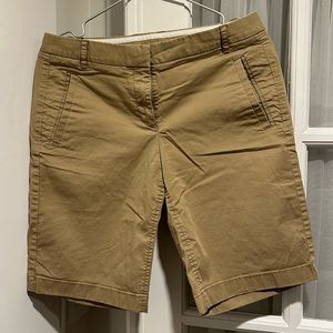 J Crew chino shorts size 4